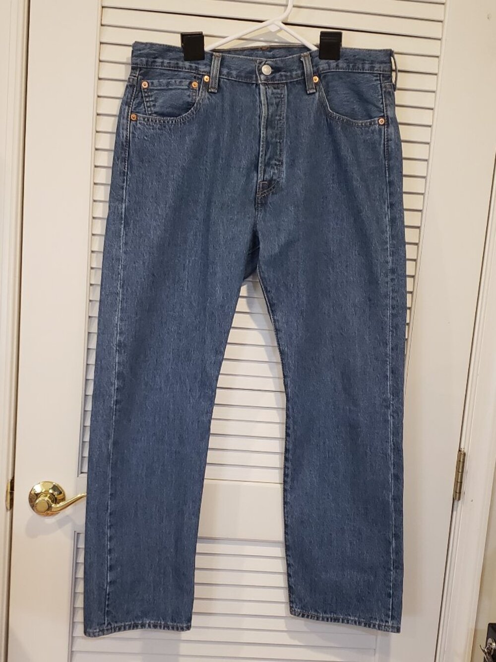 Vintage Levi's 34x30 501 original Button fly denim  jeans 100% cotton